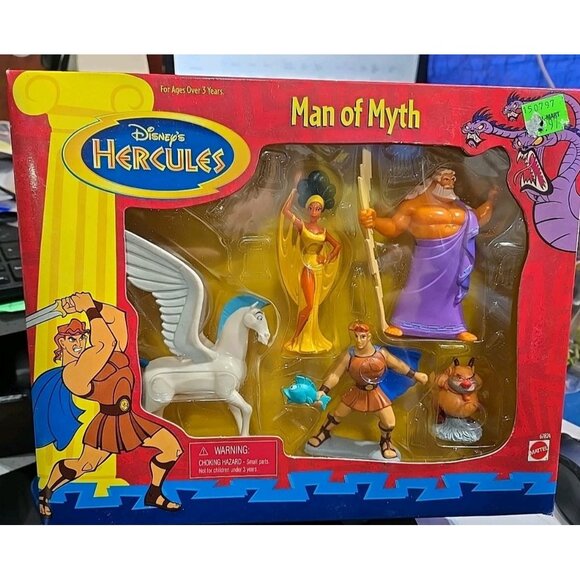 Mattel Disney's Hercules Man of Myth 5 Figures Playset Arcotoys 67824 NIB - Picture 1 of 6